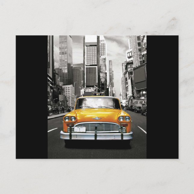 Postal Amo NYC - Taxi de Nueva York (Anverso)