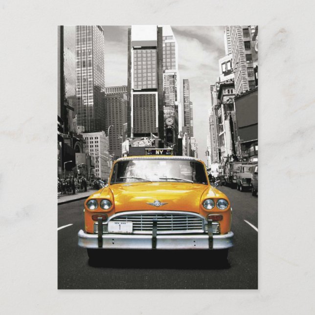 Postal Amo NYC - taxi de Nueva York (Anverso)