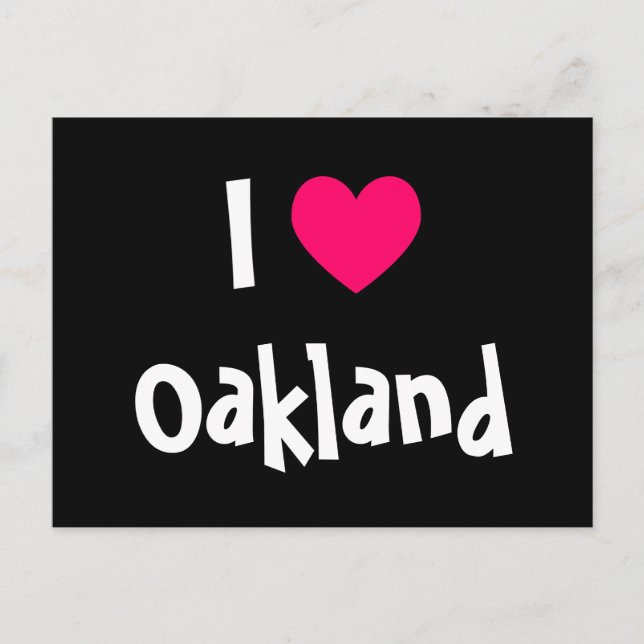 Postal Amo Oakland (Anverso)