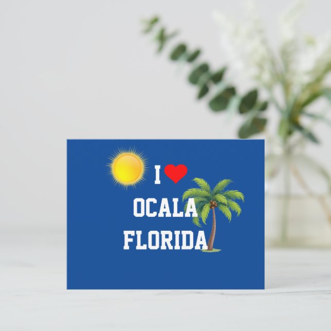 Postal Amo Ocala, Florida (Anverso de pie)