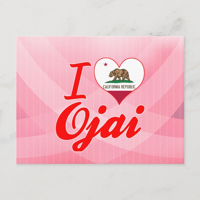 Postal Amo Ojai, California (Anverso)