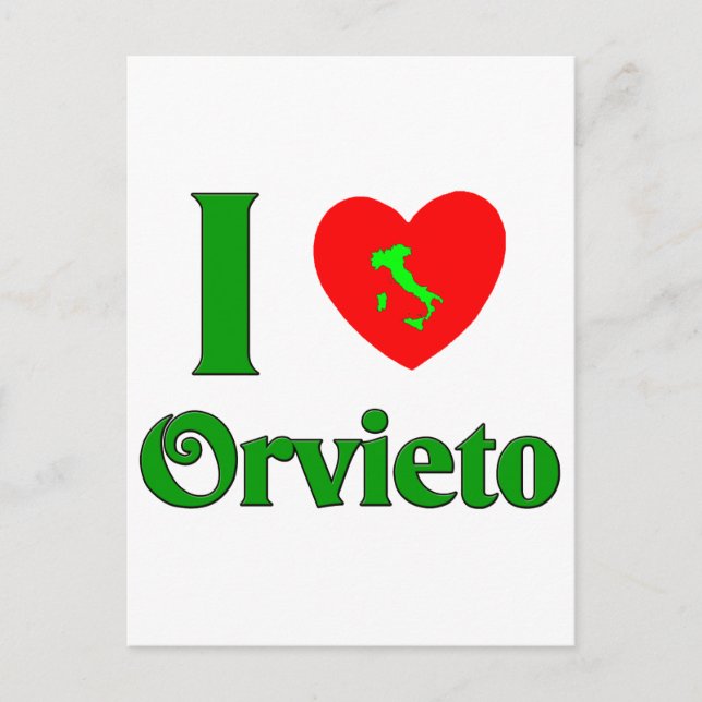 Postal Amo Orvieto Italia (Anverso)