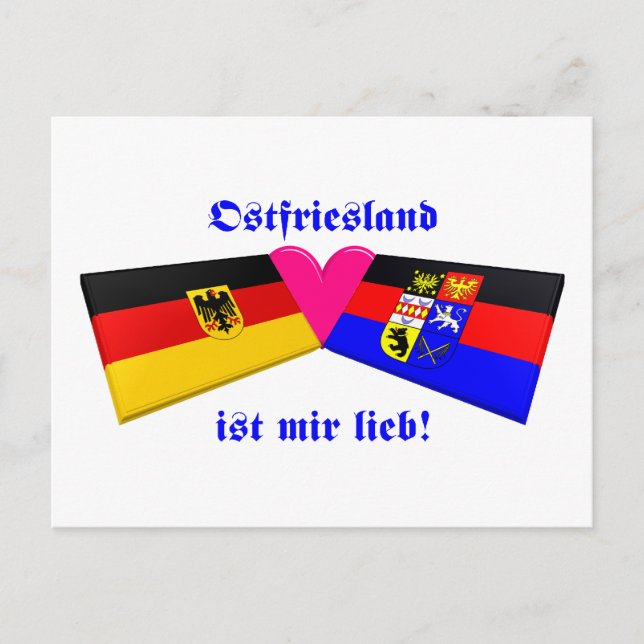 Postal Amo Ostfriesland ist mir lieb (Anverso)