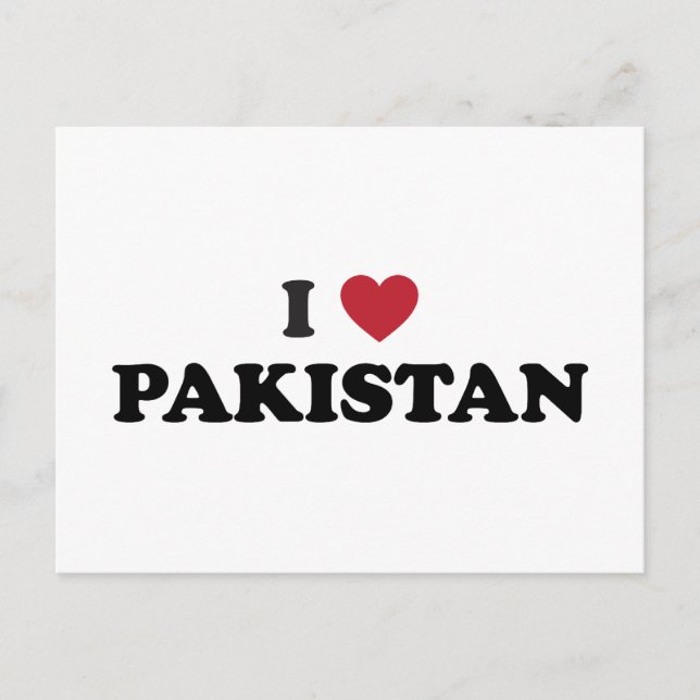 Postal Amo Pakistán (Anverso)