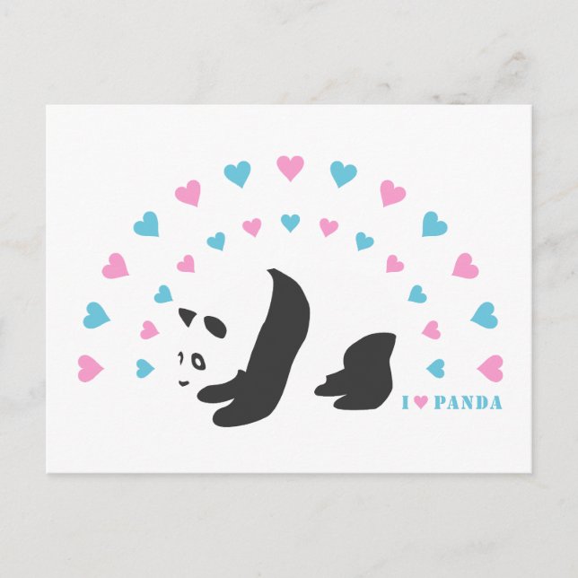 Postal Amo Panda (Anverso)