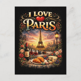 Postal Amo París