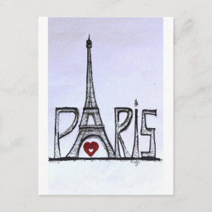 Postal Amo París