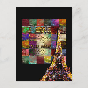 Postal Amo París - Postcard