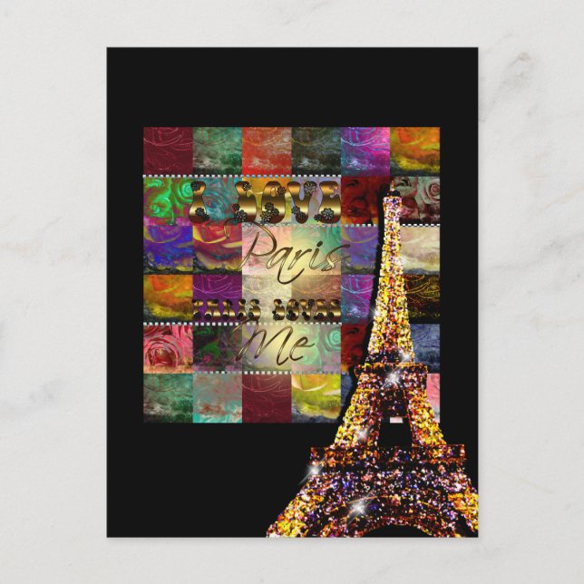 Postal Amo París - Postcard (Anverso)