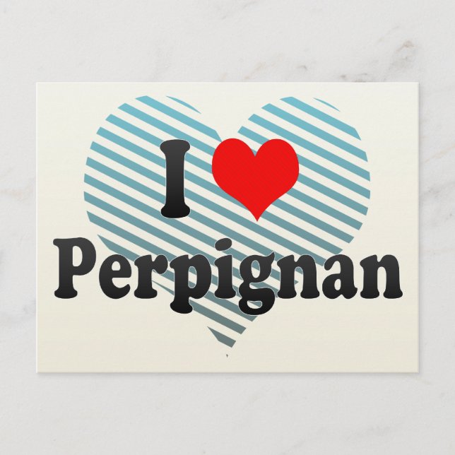 Postal Amo Perpiñán, Francia (Anverso)