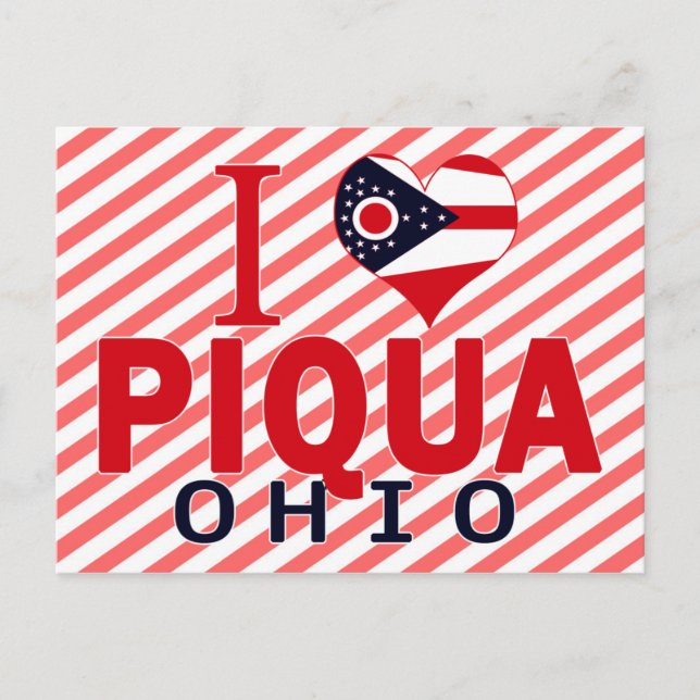 Postal Amo Piqua, Ohio (Anverso)