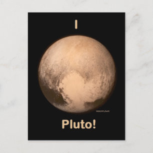 Postal ¡Amo Plutón!