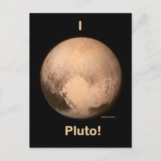 Postal ¡Amo Plutón!