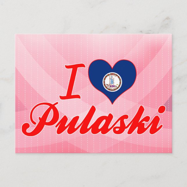 Postal Amo Pulaski, Virginia (Anverso)