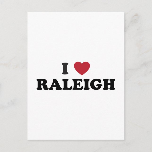 Postal Amo Raleigh Carolina del Norte (Anverso)
