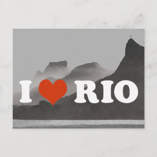 Postal Amo Río de Janeiro ~ Brasil