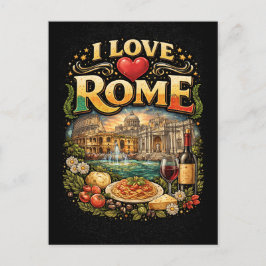 Postal Amo Roma