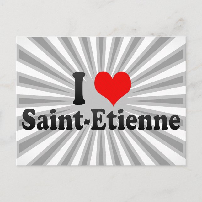Postal Amo Saint-Etienne, Francia (Anverso)