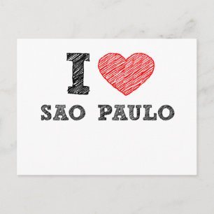 Postal Amo Sao Paulo