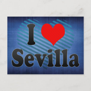 Postal Amo Sevilla, España. Me Encanta Sevilla, España