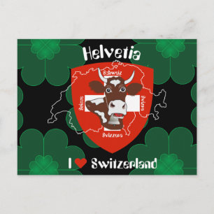 Postal Amo Suiza Postkarte