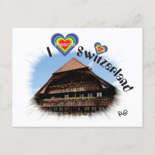 Postal Amo Suiza Postkarte