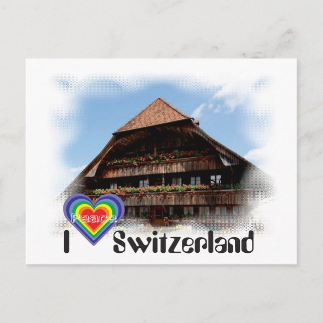 Postal Amo Suiza Postkarte (Anverso)