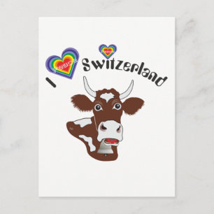 Postal Amo Suiza Postkarte