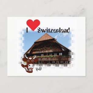 Postal Amo Suiza Postkarte