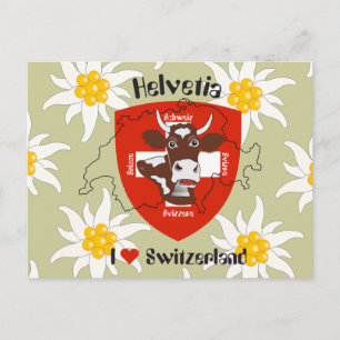 Postal Amo Suiza Postkarte