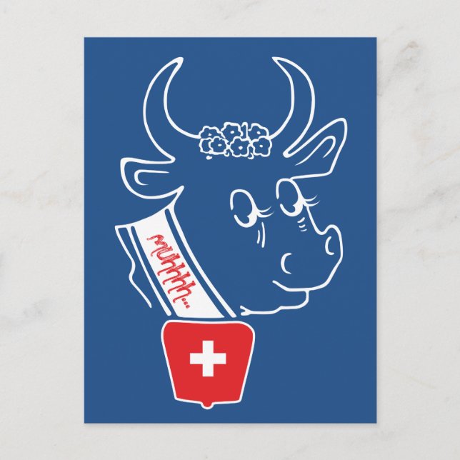 Postal Amo Suiza Postkarte (Anverso)