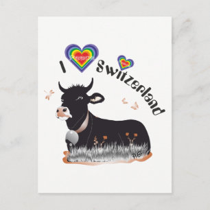 Postal Amo Suiza Postkarte