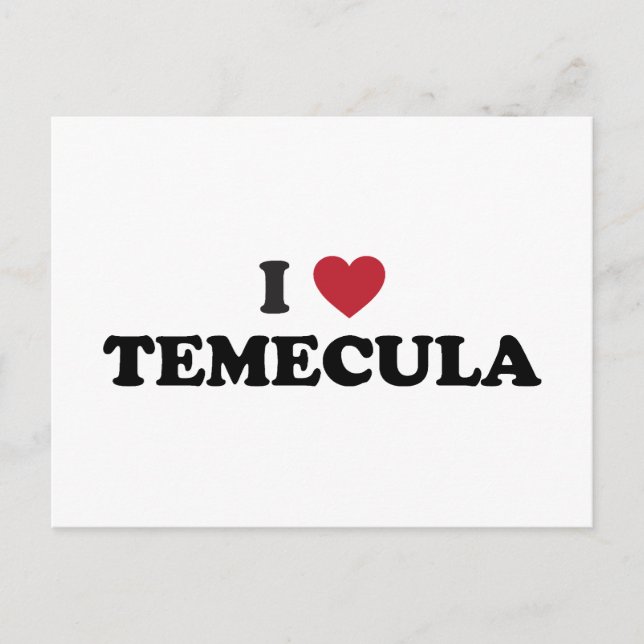 Postal Amo Temecula California (Anverso)