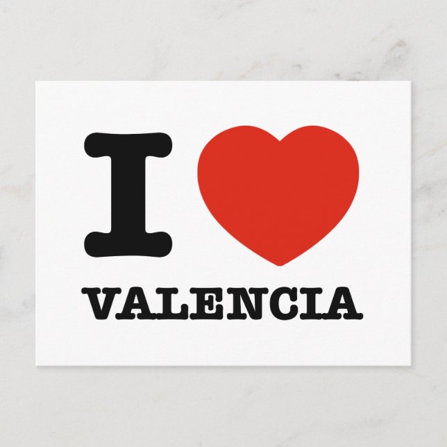 Postal Amo Valencia (Anverso)