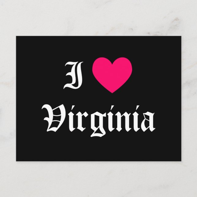 Postal Amo Virginia (Anverso)