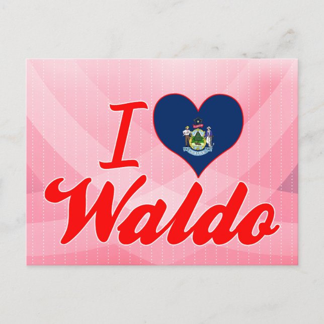 Postal Amo Waldo, Maine (Anverso)