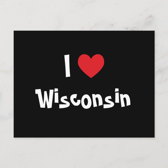 Postal Amo Wisconsin (Anverso)