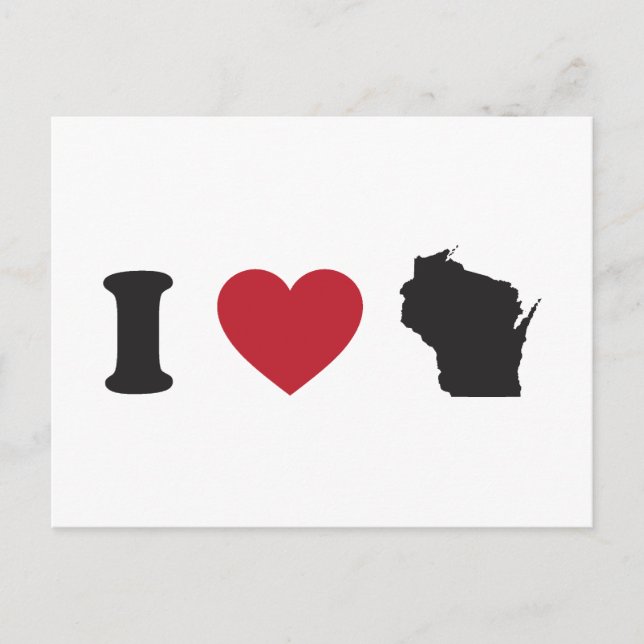 Postal Amo Wisconsin (Anverso)