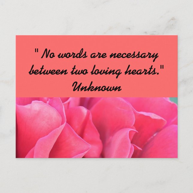 POSTAL AMOR (Anverso)