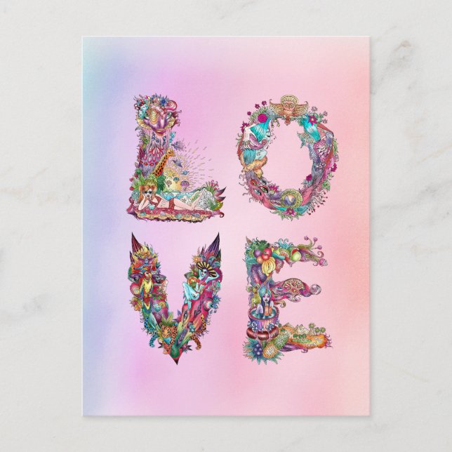 POSTAL AMOR (Anverso)