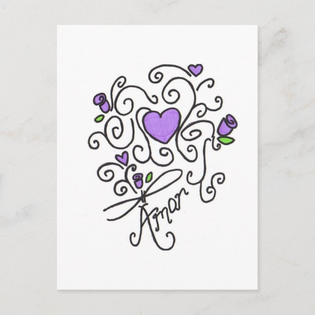 Postal Amor (Anverso)