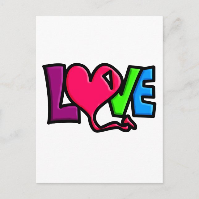 POSTAL AMOR (Anverso)