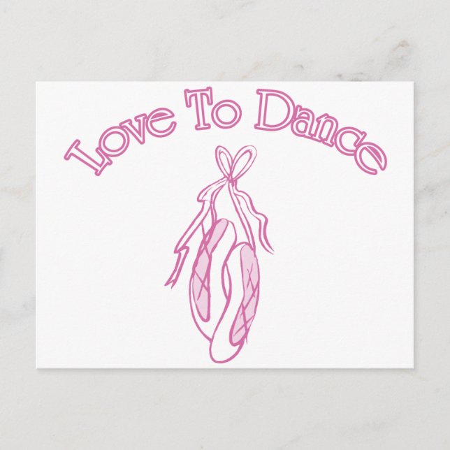 Postal Amor a la danza (Anverso)
