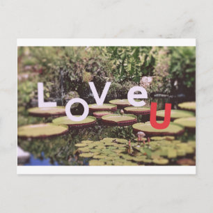 Postal Amor a la Naturaleza