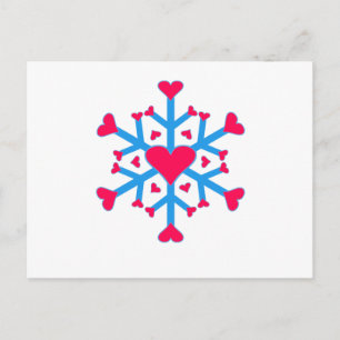 Postal Amor a la nieve - Postcard - Horizontal