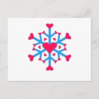 Postal Amor a la nieve - Postcard - Horizontal