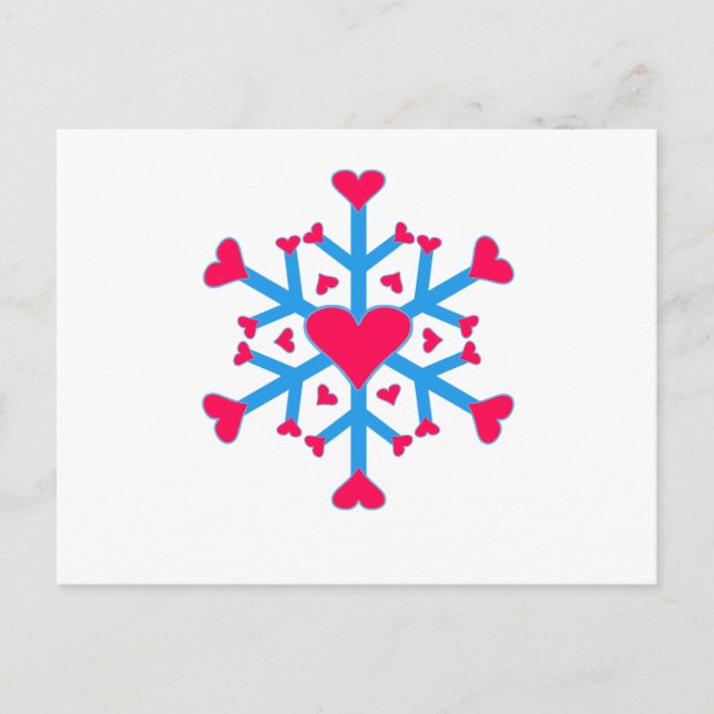 Postal Amor a la nieve - Postcard - Horizontal (Anverso)