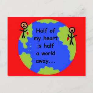 Postal Amor a larga distancia