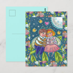 POSTAL AMOR A LOS BUGS, LAS FIREFLES Y LA LUNA COMPLETA,