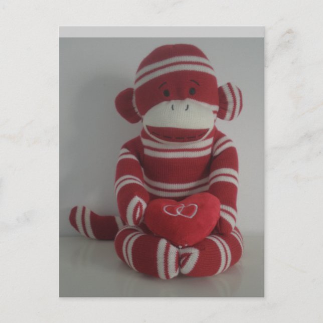 Postal Amor a los monos (Anverso)